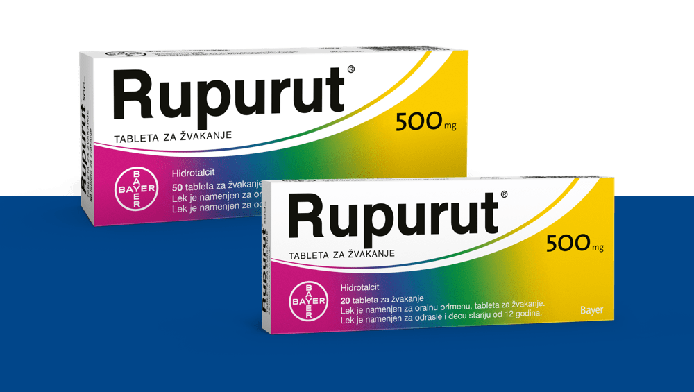 Tablete za žvakanje Rupurut® najprodavaniji lek protiv gorušice
